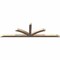 Ekena Millwork Richland Smooth Timber Gable Bracket, Douglas Fir, 96"W x 28"H x 3 1/2"D x 3 1/2"F, 7/12 Pitch GBW096X28X0404RIC00SDF - alternate 5